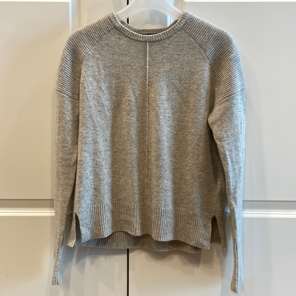 Maje cashmere gray crewneck sweater (Fr 1)